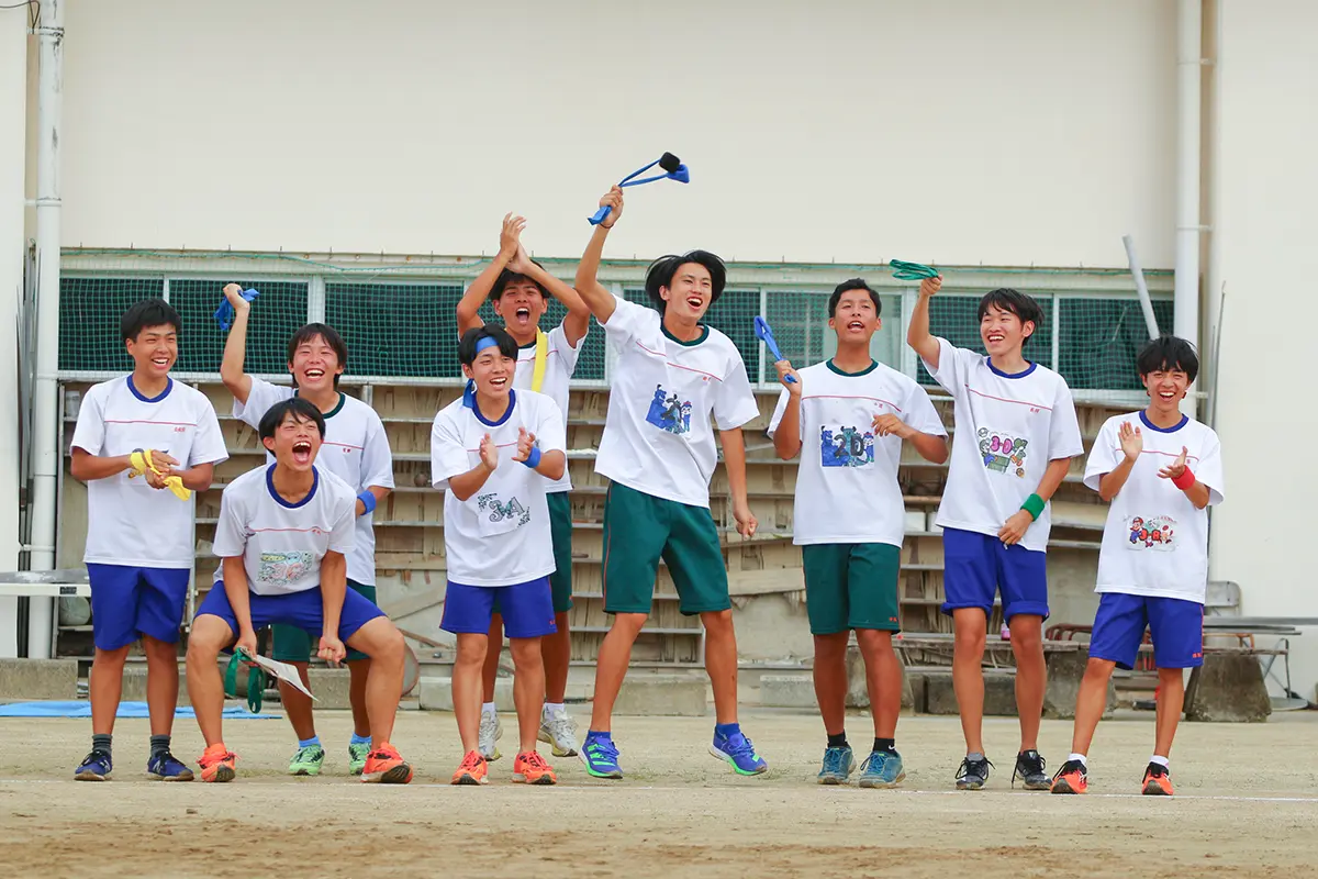 熊野高校体育祭の様子